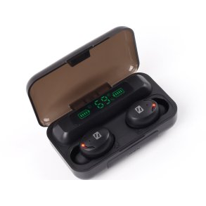 Sandberg Bluetooth Earbuds + Powerbank, Black