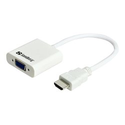 Sandberg HDMI to VGA Converter hvid