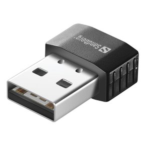 Sandberg Micro Wifi Dongle 650 Mbit/s, Black