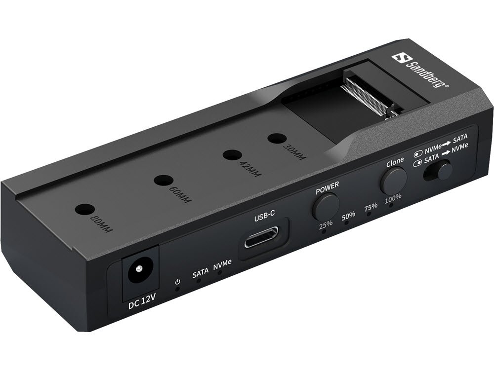 Sandberg USB 3 Cloner+Dock M2+NVMe+SATA