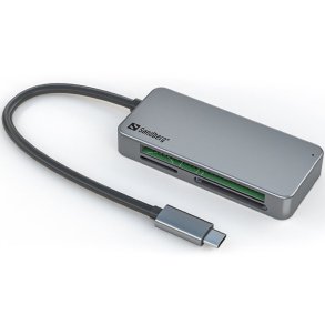 Sandberg USB-C Multi Card Reader Pro