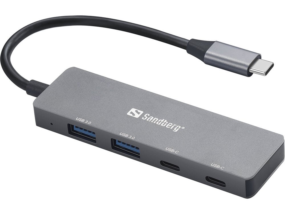 Sandberg USB-C to 2xUSB-A + 2xUSB-C Hub