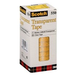 Scotch tape 550 15mmx33m transparent 1rl