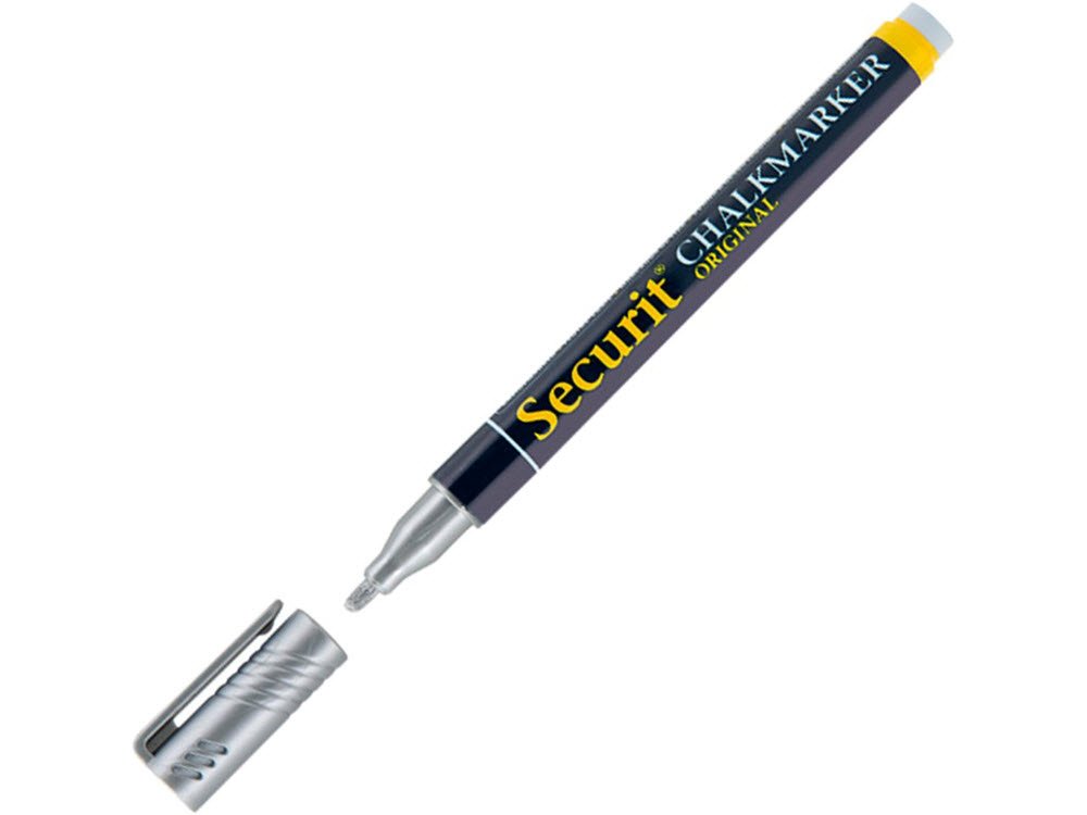 Securit Chalkmarker 1-2 mm Slv