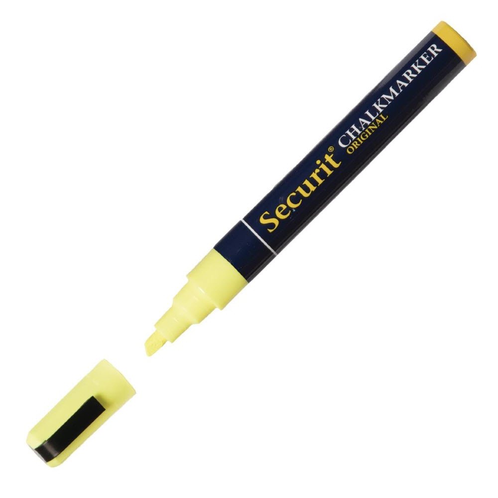 Securit Chalkmarker 2-6mm Gul