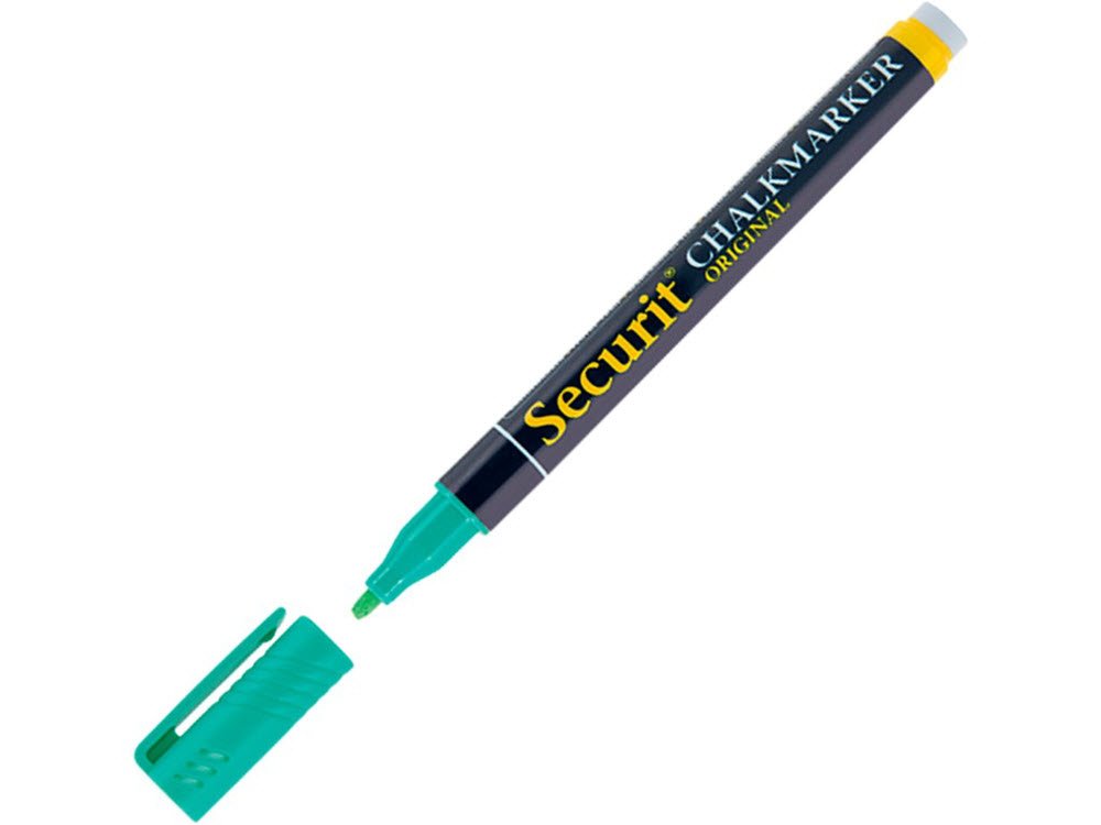 Securit Chalkmarker Grn 1-2mm