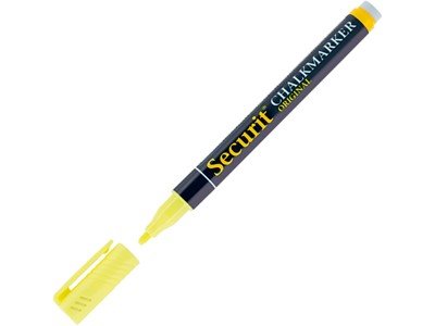 Securit Chalkmarker Gul 1-2mm