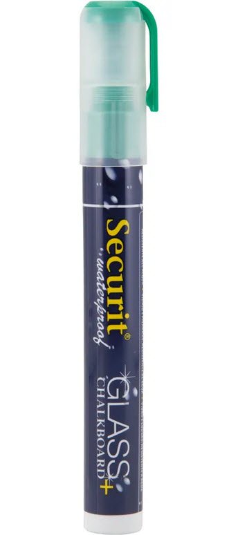 Securit Chalkmarker Vandfast 2-6mm Grn
