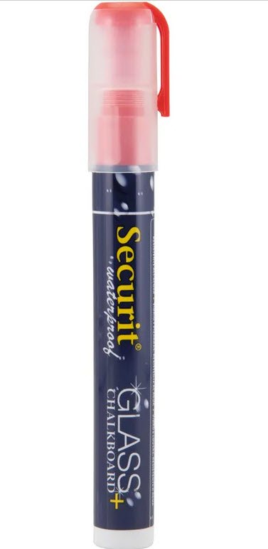 Securit Chalkmarker Vandfast 2-6mm Rd