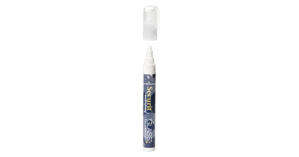 Securit Chalkmarker Vandfast 2-6mm Hvid