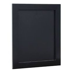 Securit Woody Chalkboard Sort ramme 20x24cm