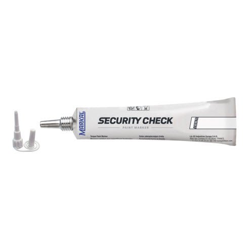 Security Check Paint Marker White