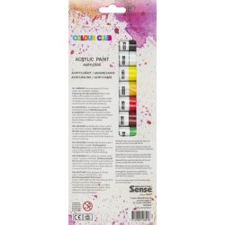 Sense ColourClub Akrylfarver 12stk &aacute; 12ml