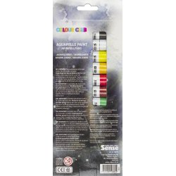 Sense ColourClub Akvarelfarver 12stk &aacute; 12ml