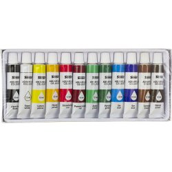 Sense ColourClub Akvarelfarver 12stk &aacute; 12ml