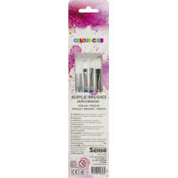 Sense ColourClub Pensler Akryl 5 Stk.