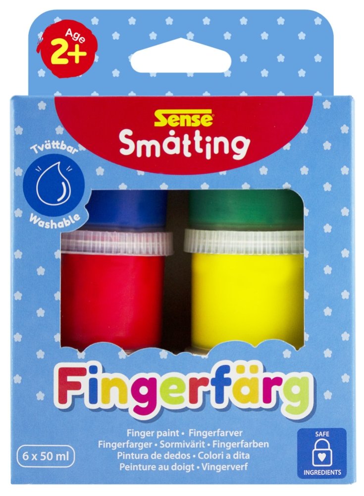 Sense Fingermaling 6x50ml