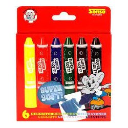 Sense Gel Farveblyanter 6 stk.