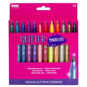 Sense glittertusser 12 stk
