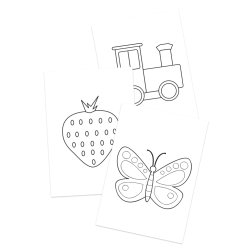 Sense Malebog "Et billede pr side" 36 sider