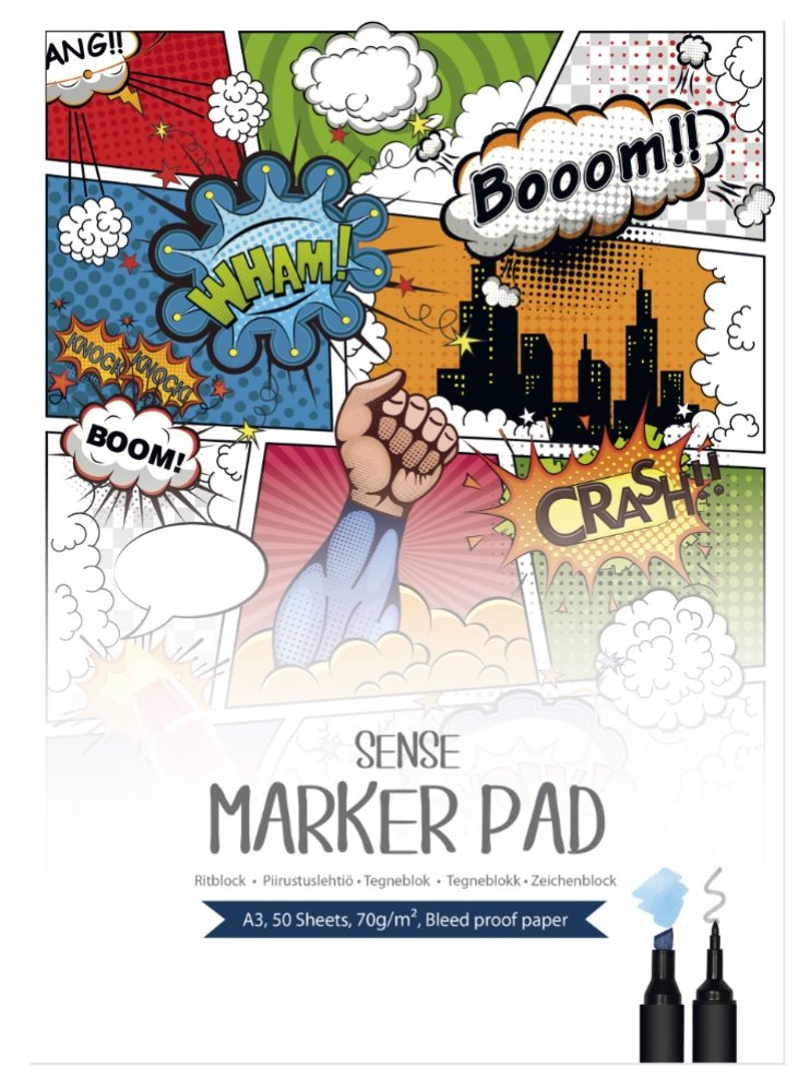 Sense Marker Blok A4 50ark 70gm