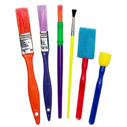 Sense Penselst 4 pensler + 2 svampe