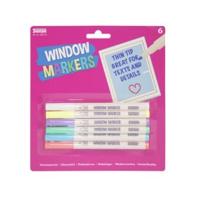 Sense Window Markers 6stk