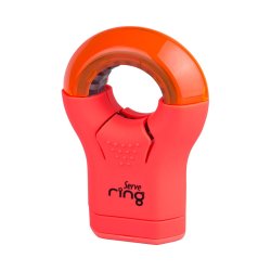 Serve Ring Blyantspidser + Viskelder Laks