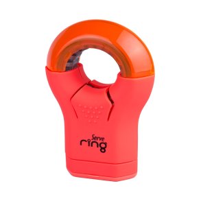 Serve Ring Blyantspidser + Viskel�der Laks