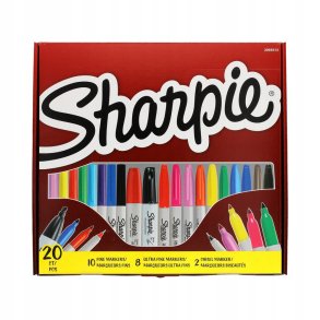 Sharpie Big Pack 20stk Ass Farver & Strrelser