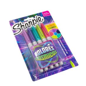 Sharpie Permanent Cosmic Colour 5stk Ultra Fine