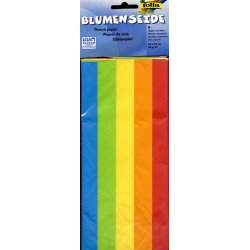 Silkepapir 5ark ass farver 50x70 cm
