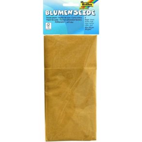 Silkepapir 50x70 5 ark. Guld