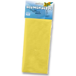 Silkepapir 50x70 5 ark. Lysegul