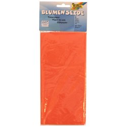 Silkepapir 50x70 5 ark. Orange