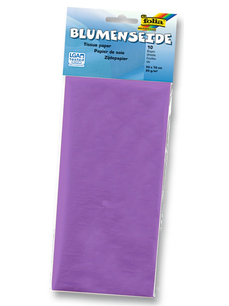 Silkepapir 50x70 5 ark Violet