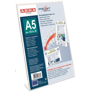 Skilteholder A5 L-fod