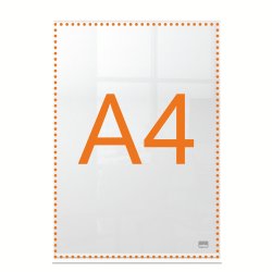Skilteholder Premium Plus akryl T-fod A4