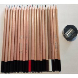 Skitse Blyanter 20stk 1 spidser &amp; 1stk viskelder