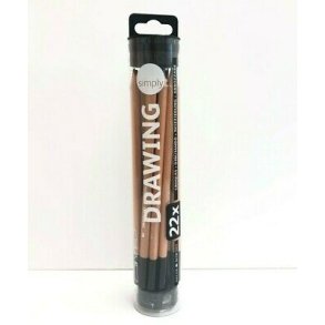 Skitse Blyanter 20stk 1 spidser & 1stk viskelder