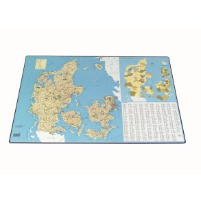 Skriveunderlag Danmark 44x63cm