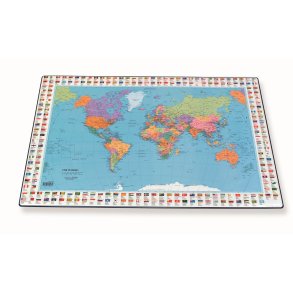 Skriveunderlag Verden 44x63cm