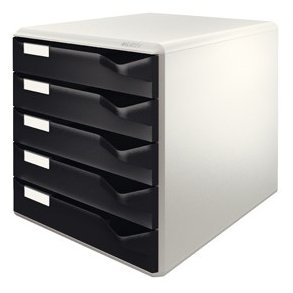 Skuffekabinet 5 skuffer A4 sort
