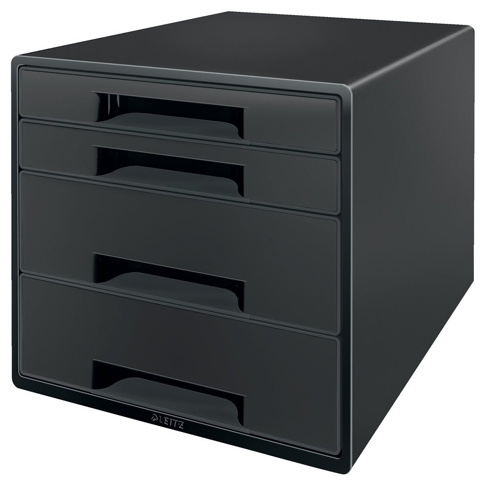 Skuffekabinet recycle 4-skuffer sort