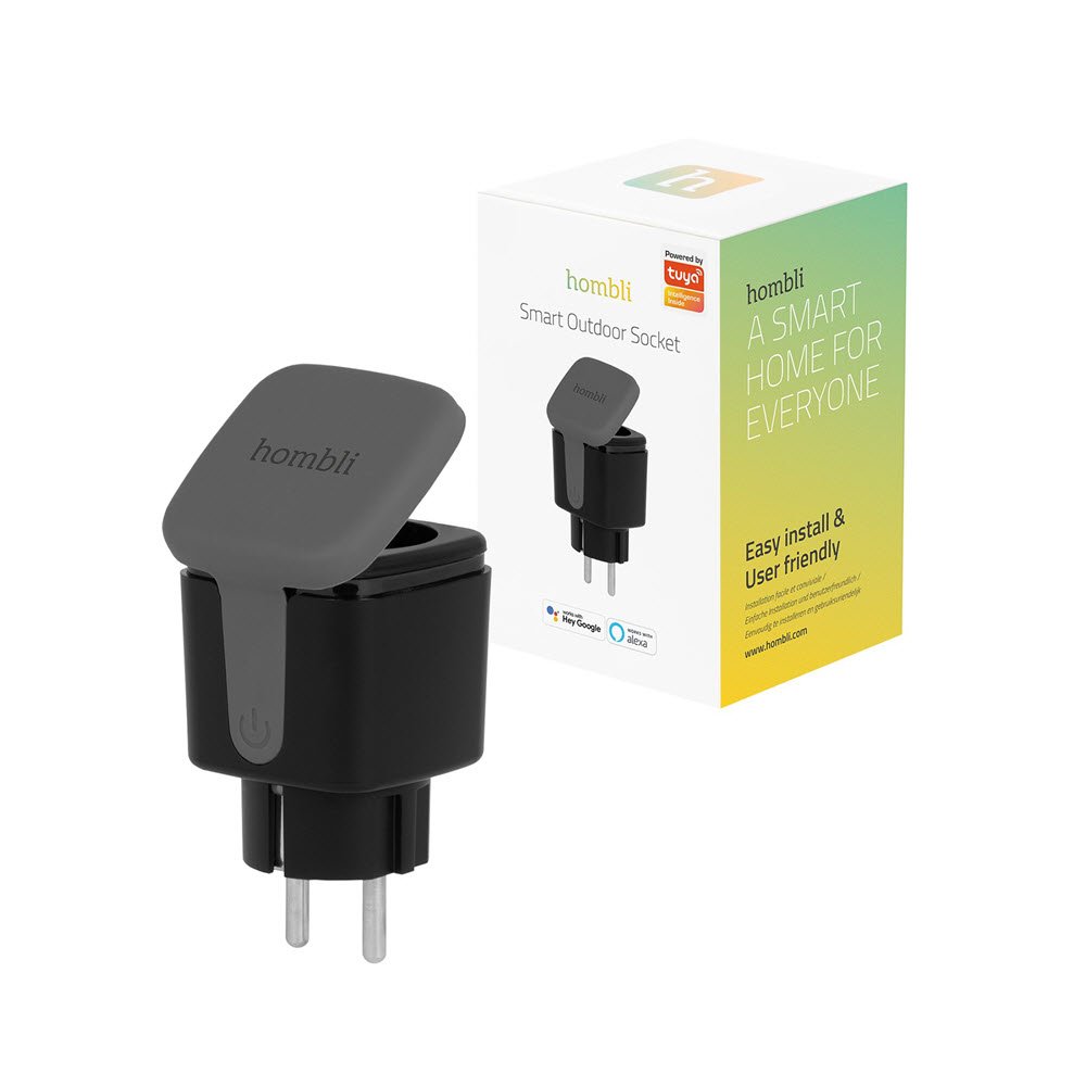 Smart Outdoor Socket, Black