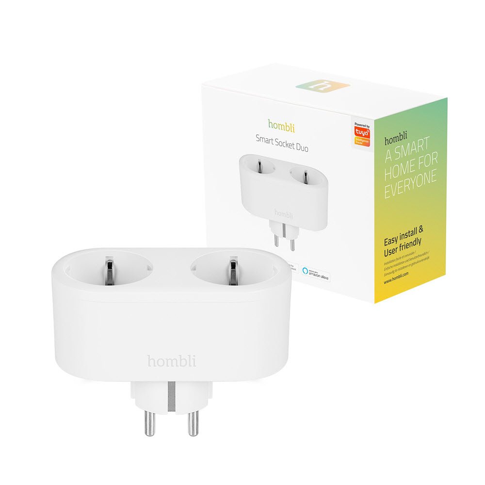 Smart Socket Duo (EU), White