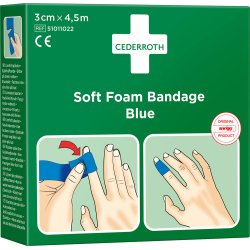 Soft Foam Bandage Bl 3cm x 4,5m