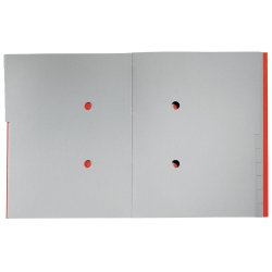 Sorteringsmappe recycle karton A4 12-delt rd