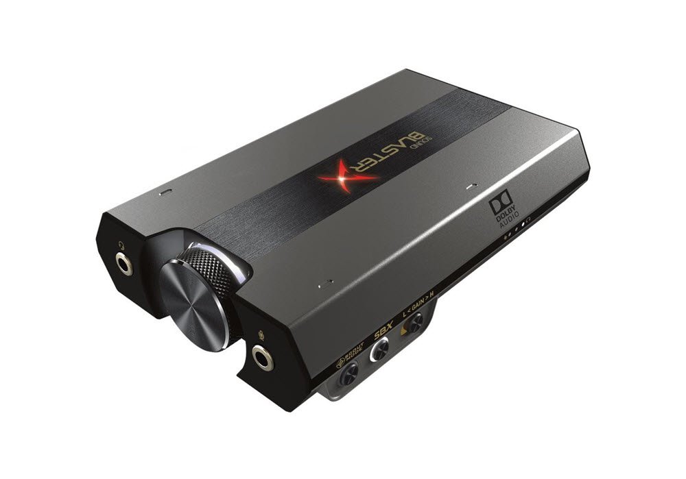 Sound BlasterX G6 External USB Sound Card, Black