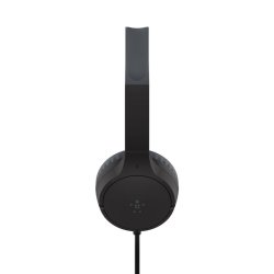 SOUNDFORM Mini Wired On-Ear Headphones Kids, Black